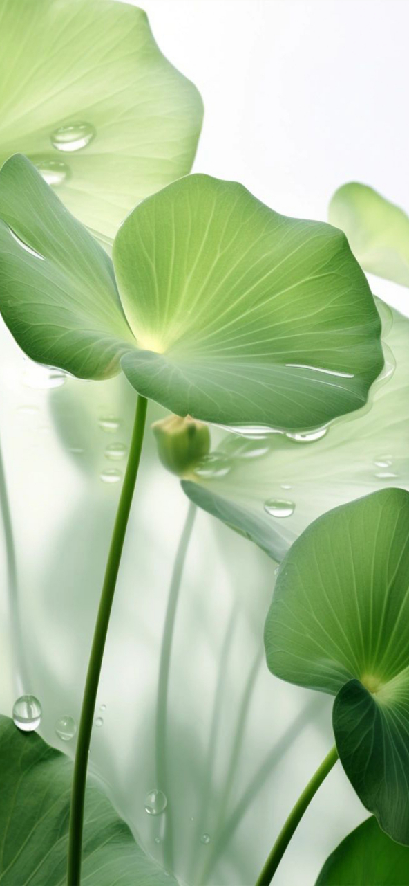 清新荷叶壁纸|清新自然壁纸