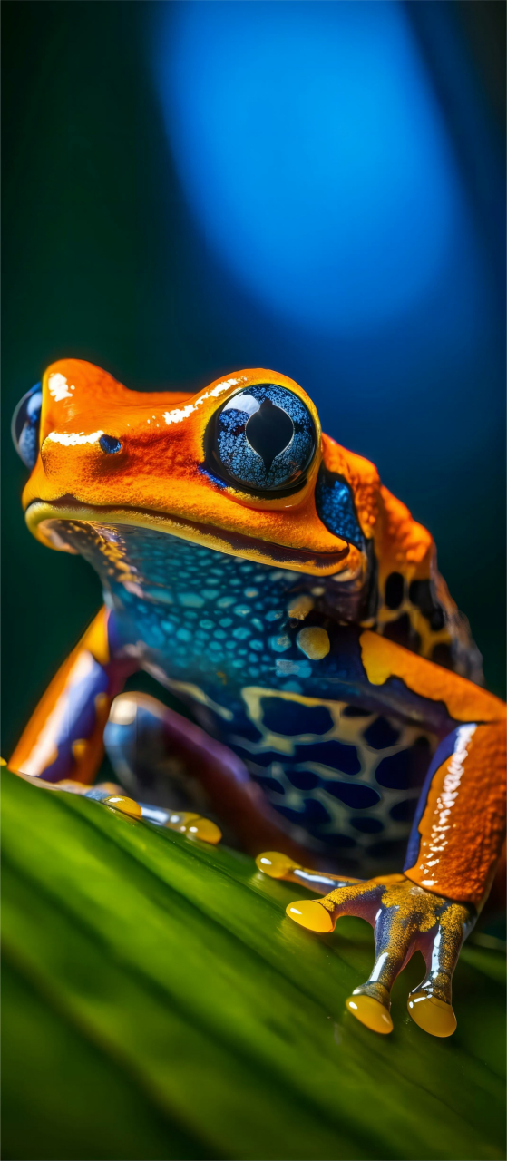 彩色青蛙壁纸
