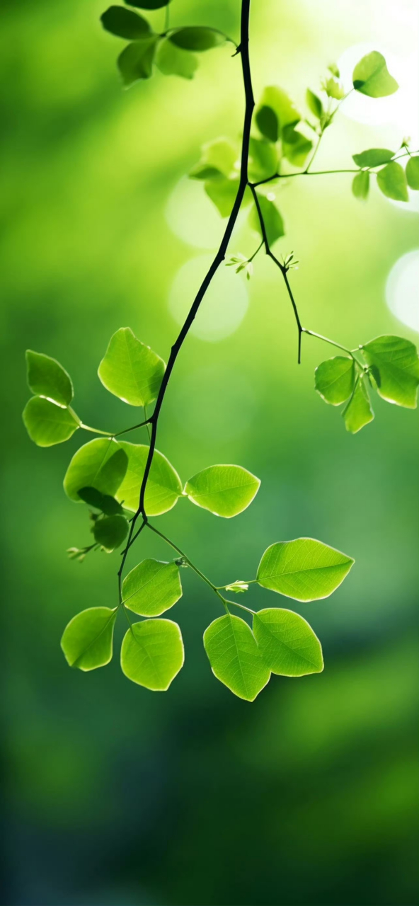 绿色壁纸|护眼壁纸|树叶壁纸