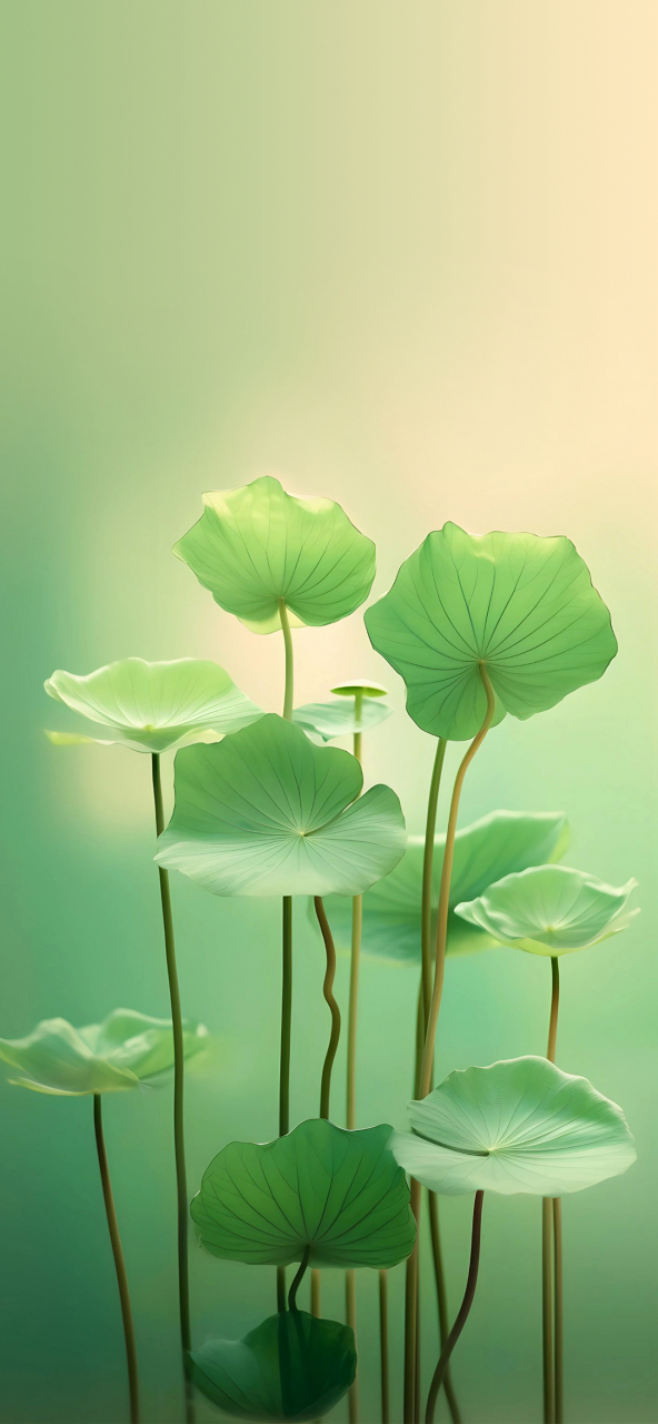 清新荷叶壁纸|清新自然壁纸