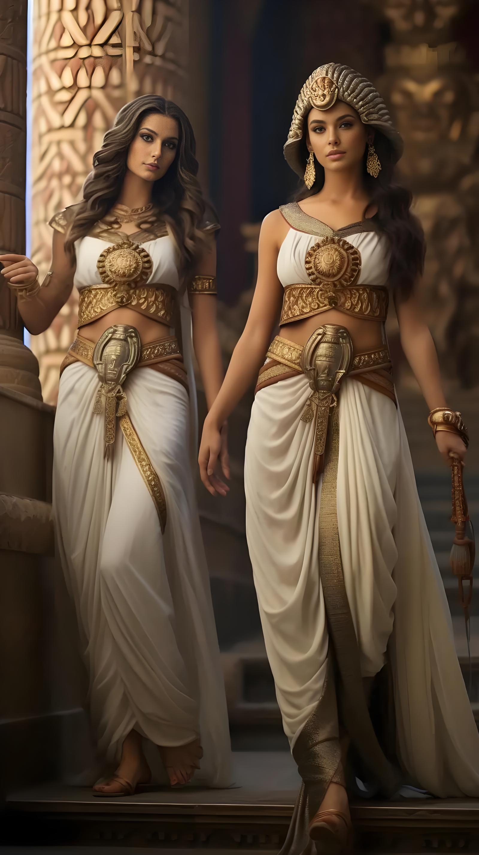 古希腊美女的特征主要体现在体态与审美观念上: