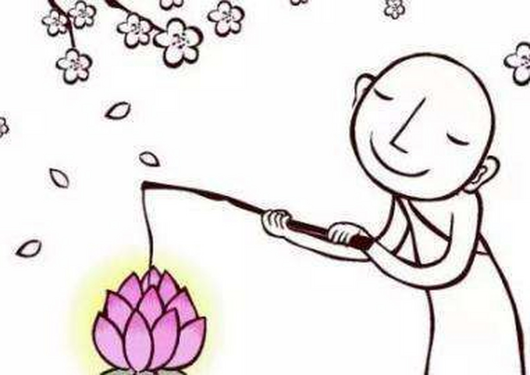 一个禅师看见有个盲人提着灯笼走来,禅师上前问道:"你真的是盲人吗?