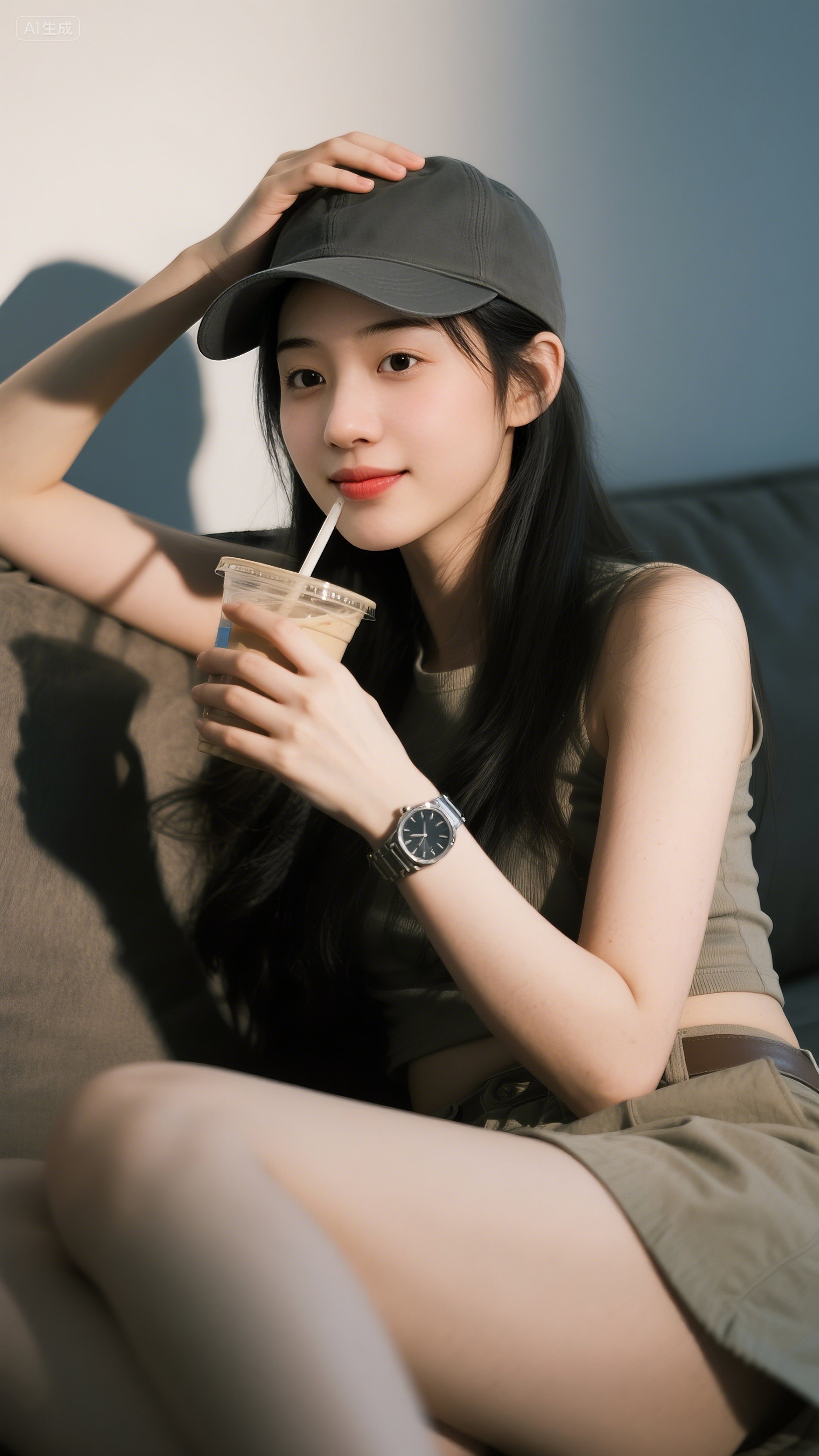 夏日清凉一刻,享受手中的冰咖啡