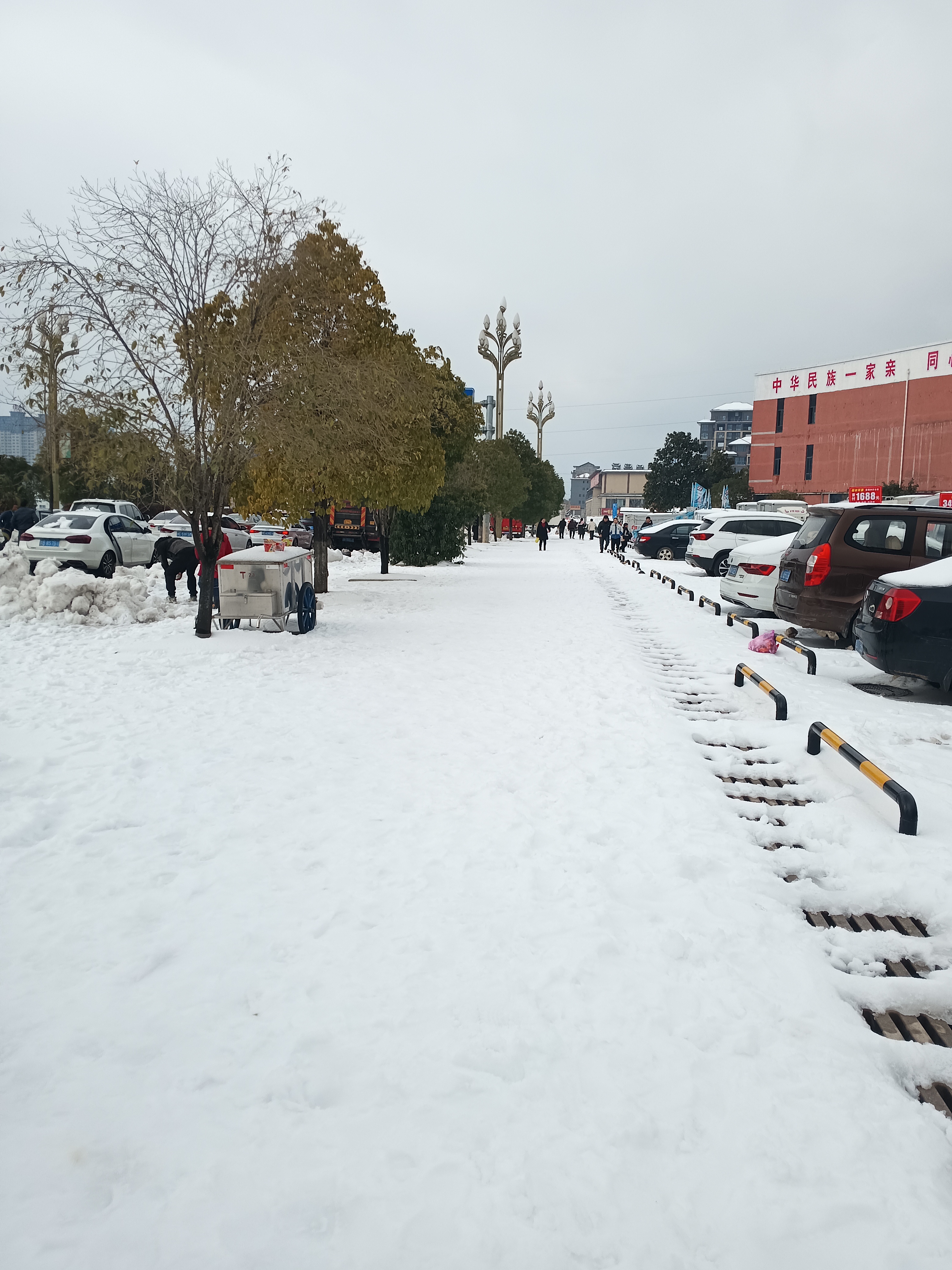 池店镇下雪图片