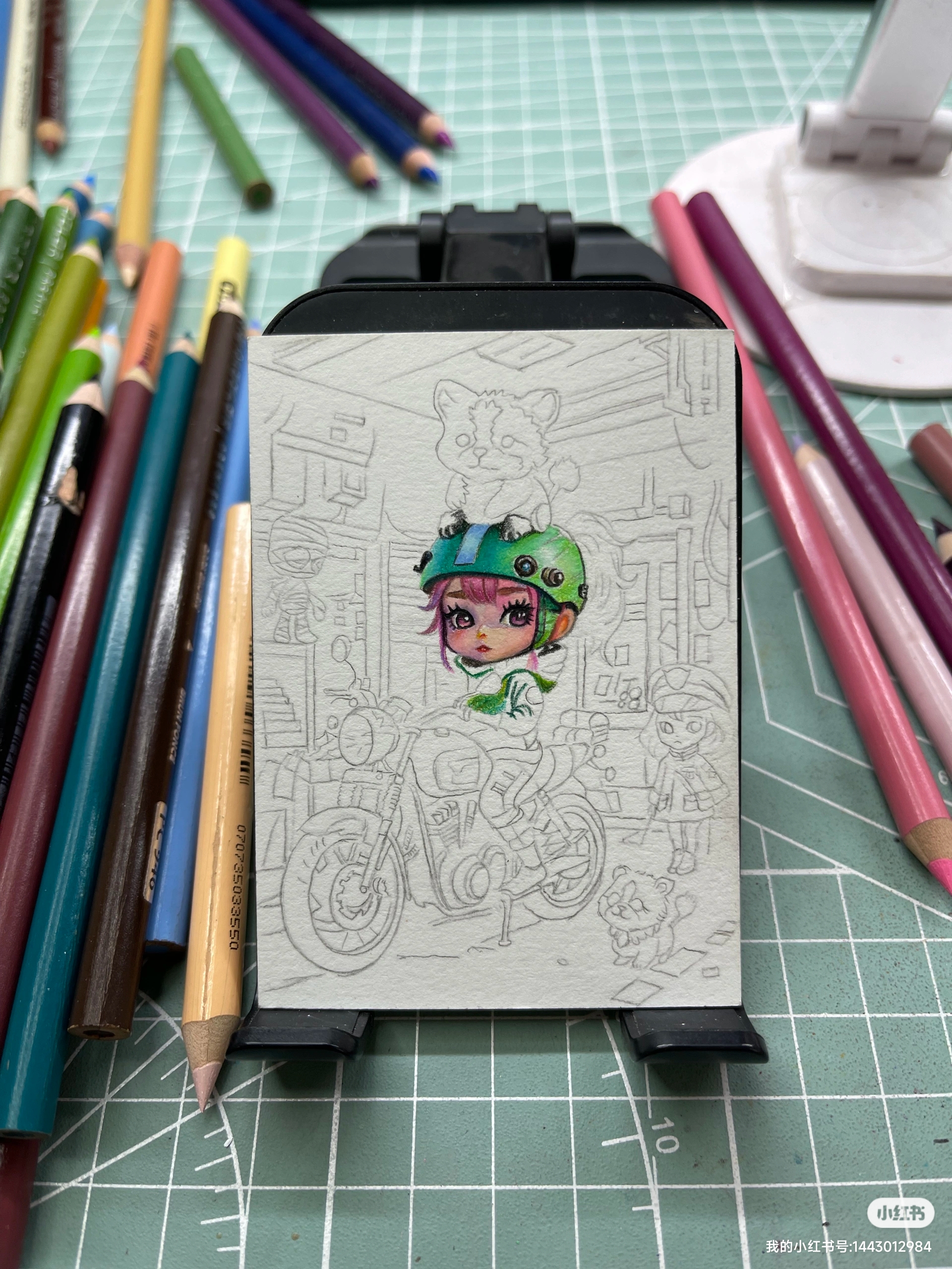 彩色铅笔素描的魅力,你感受到了吗?
