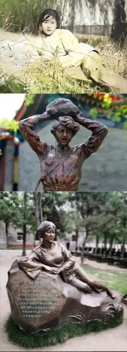 1938年,一名18岁女兵看见连长中弹倒地,连忙冲上前去,举起一块石头