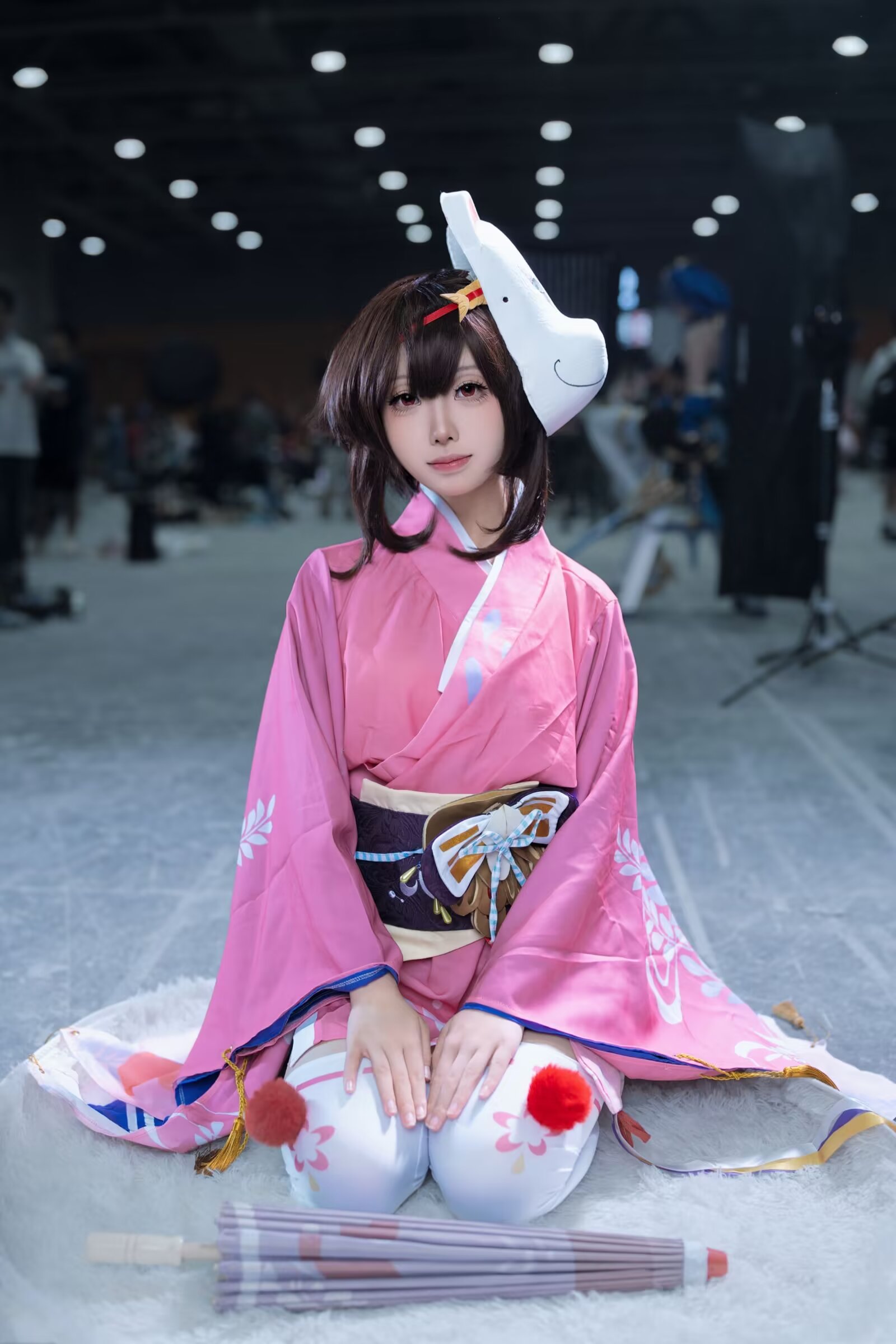 美少女  今日份的日式古风coser美得像从画里走出来的小姐姐