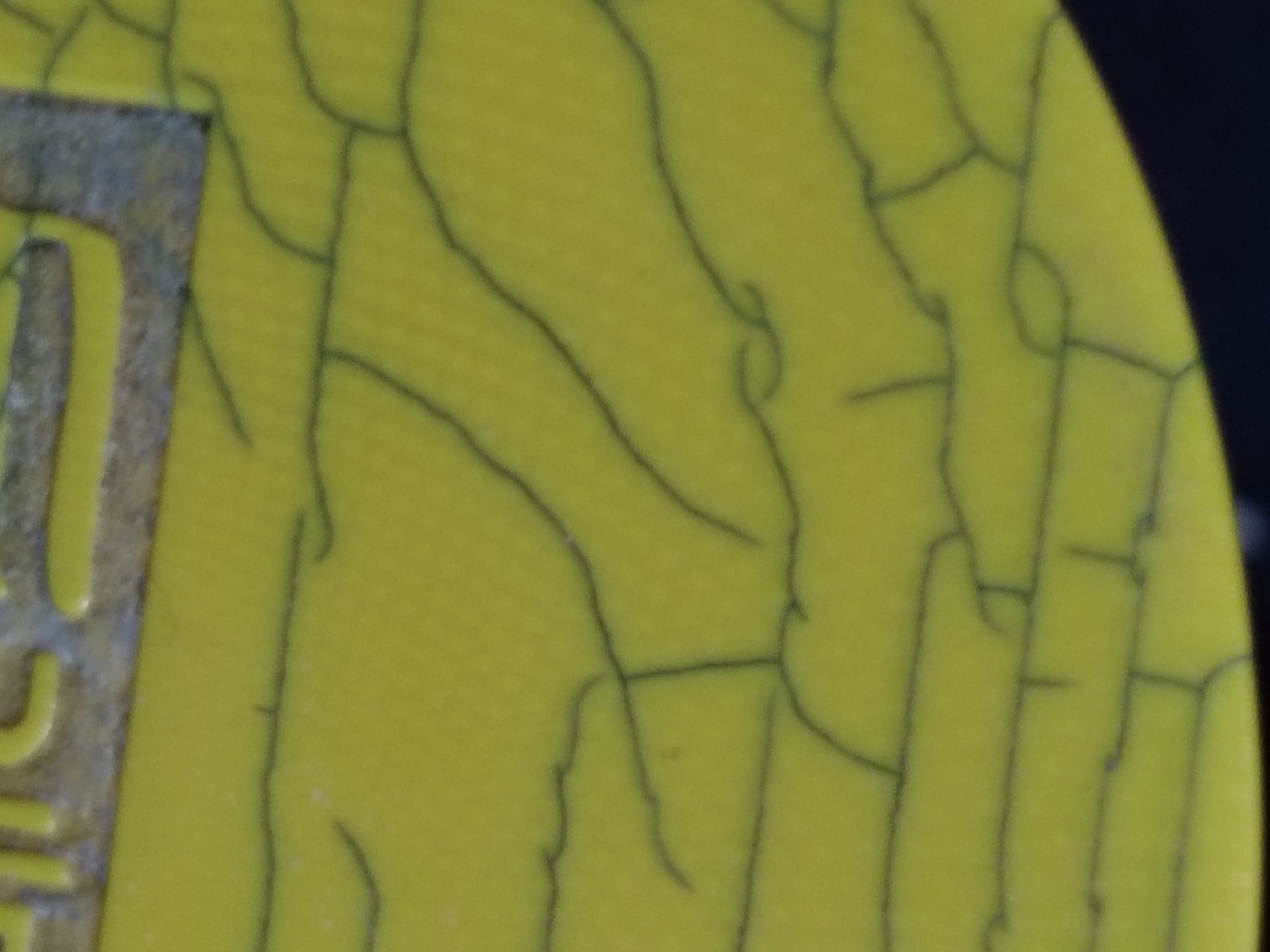 这种象牙纹路作假看起来虽然是网状的,其实是骗子们压上去的,用手摸