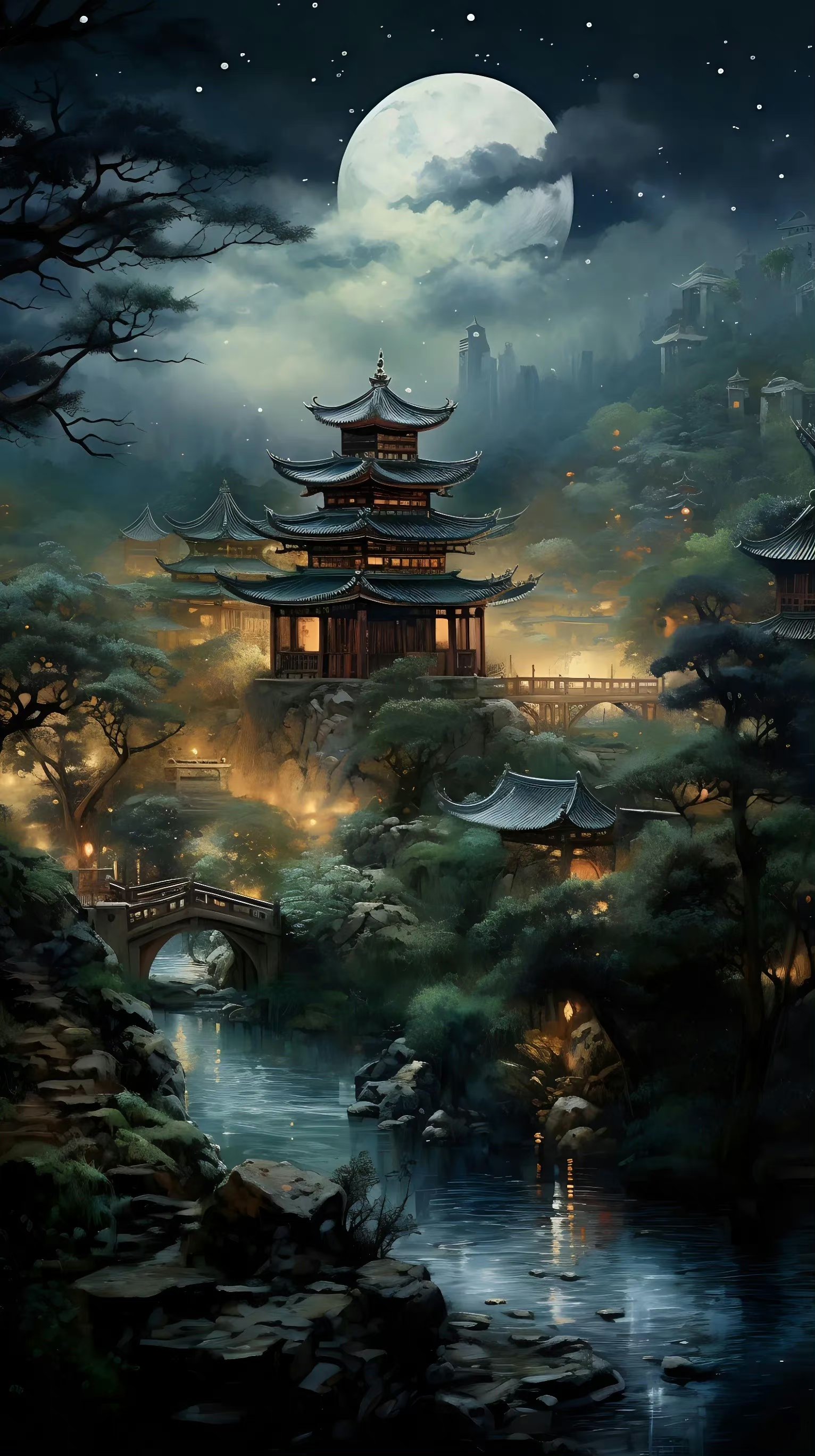 亭台楼阁,建筑之美,意境之丰富,承载着古人的智慧与审美.