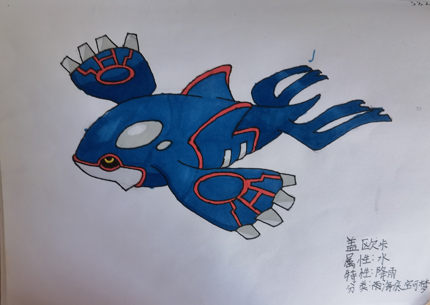 宝可梦图鉴计划——盖欧卡