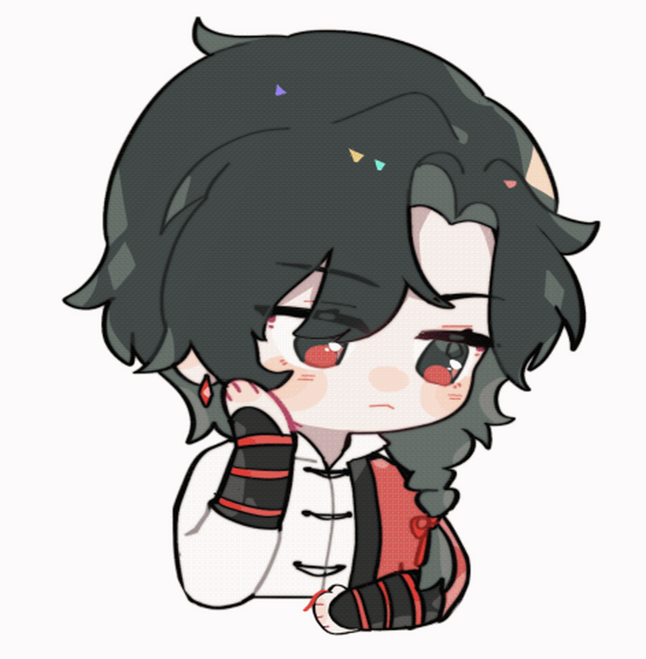 好可爱的表情包动态图啊!#天官赐福