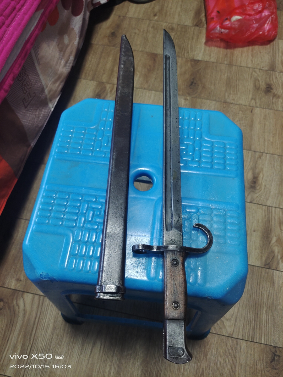 二战历史# #热血军迷大本营#  日本三十年式刺刀,小仓兵工厂制造,带