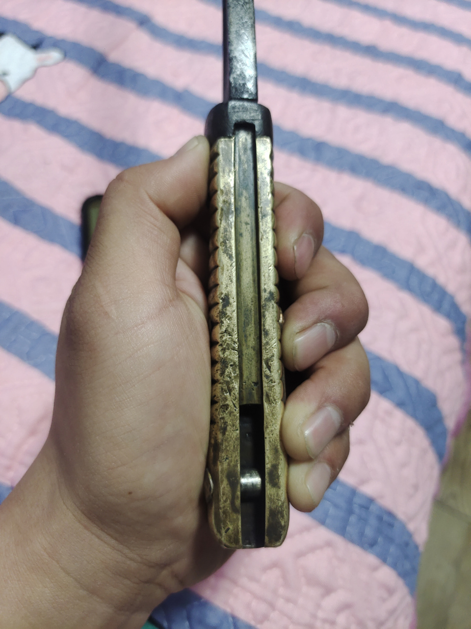 法国1866式刺刀,此把刀铸造于1870年,正值普法战争,由于普鲁士战胜了