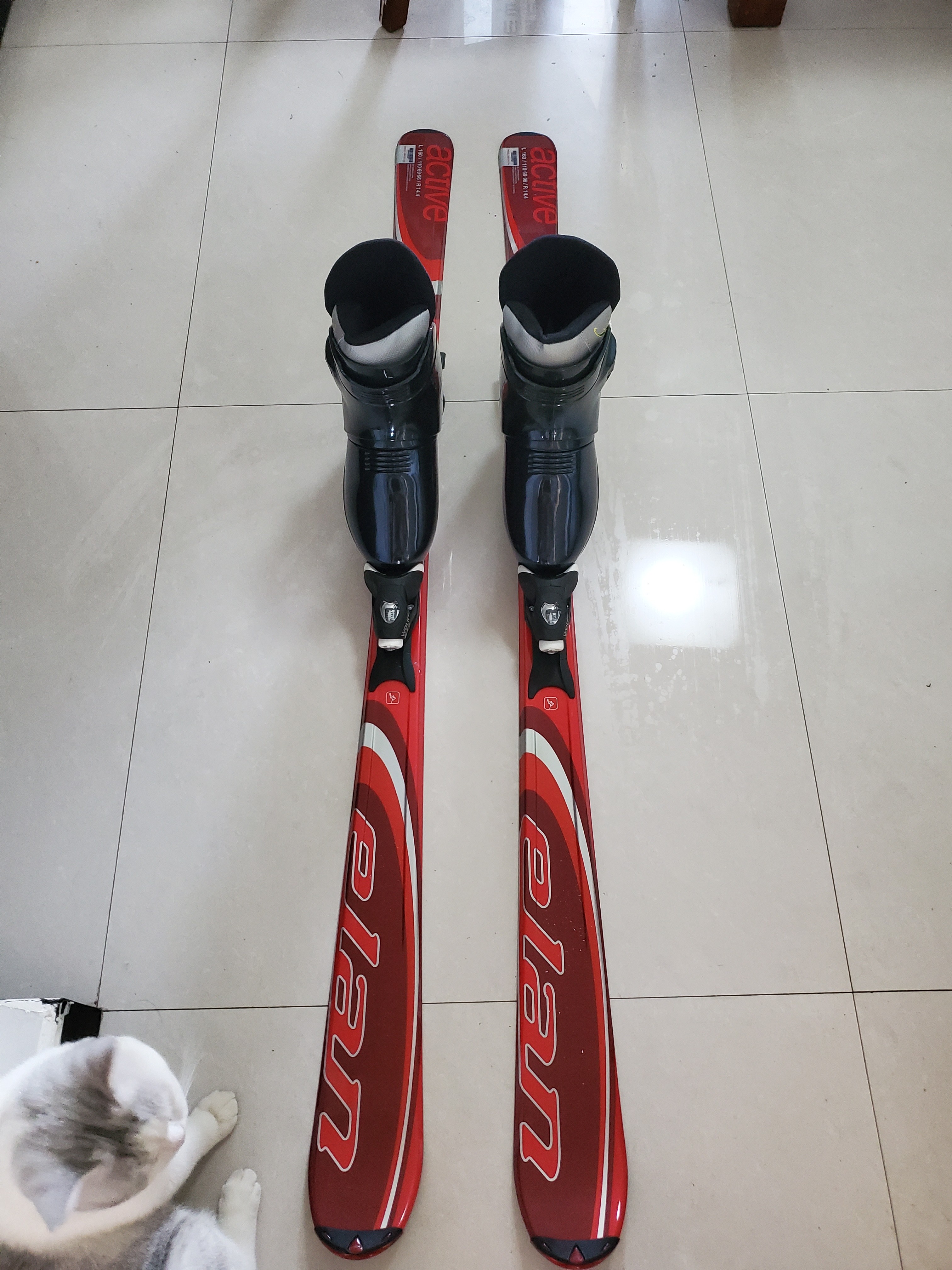 ⛄️ 我有一双红红的滑雪板,就像我红扑扑的小