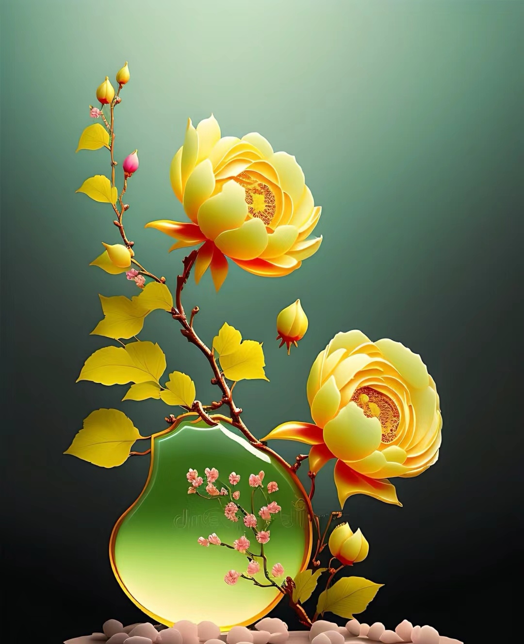 这瓶花,仿佛就是春天的使者,带给我无尽的喜悦和温暖