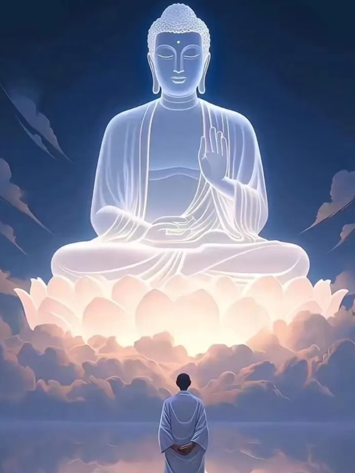 我怀着满心的迷茫与彷徨, 一步一步,踏上问佛的旅程