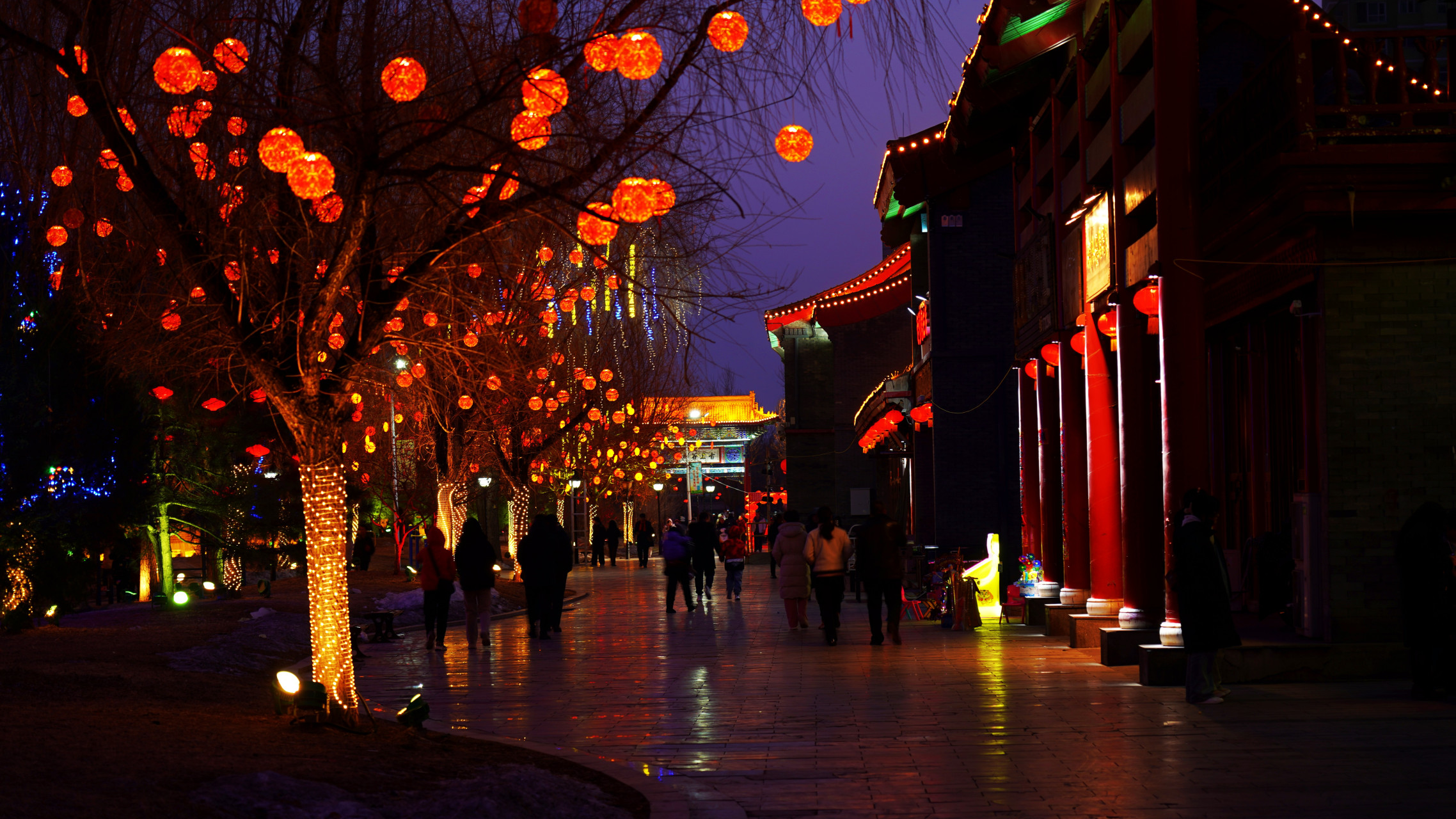 宣化大新门夜景