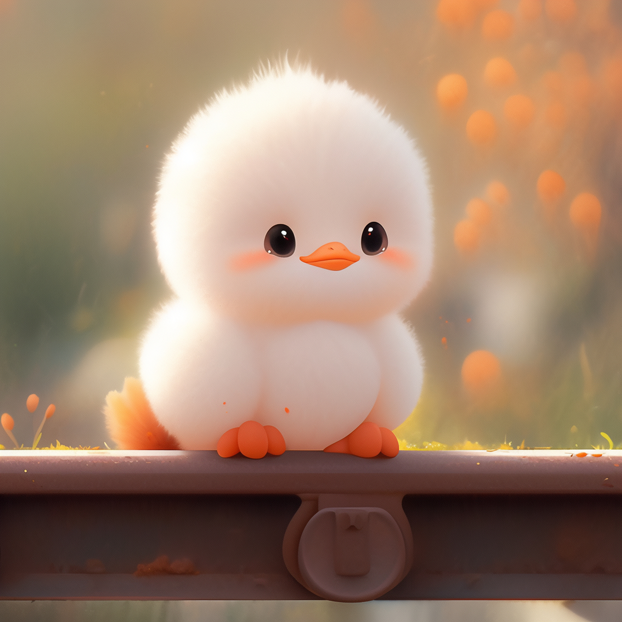 78超级治愈系小鸭子,毛茸茸的白色小精灵,太可爱啦!