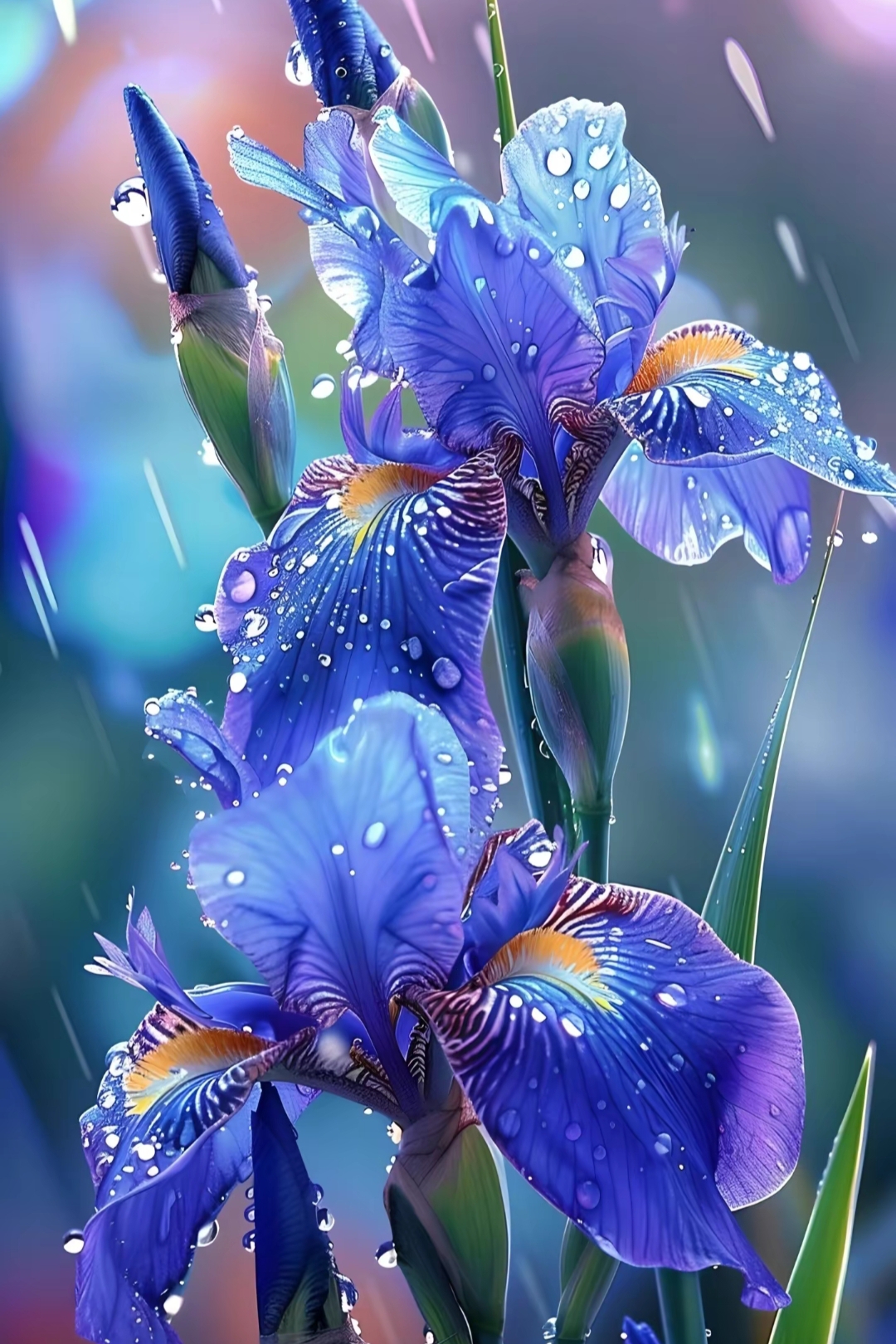 95深蓝色的神秘花园,藏着清新的秘密90  97在这片深蓝色的花海