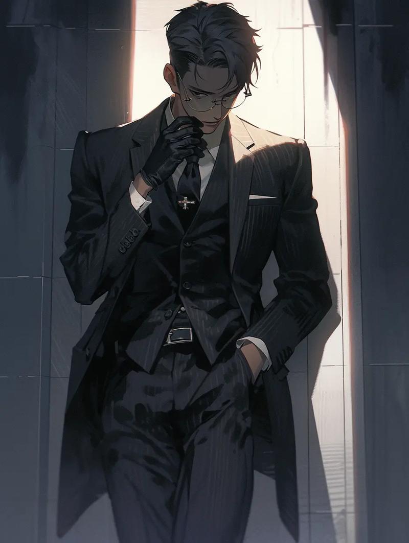 英俊优雅又霸气高端的狮子男