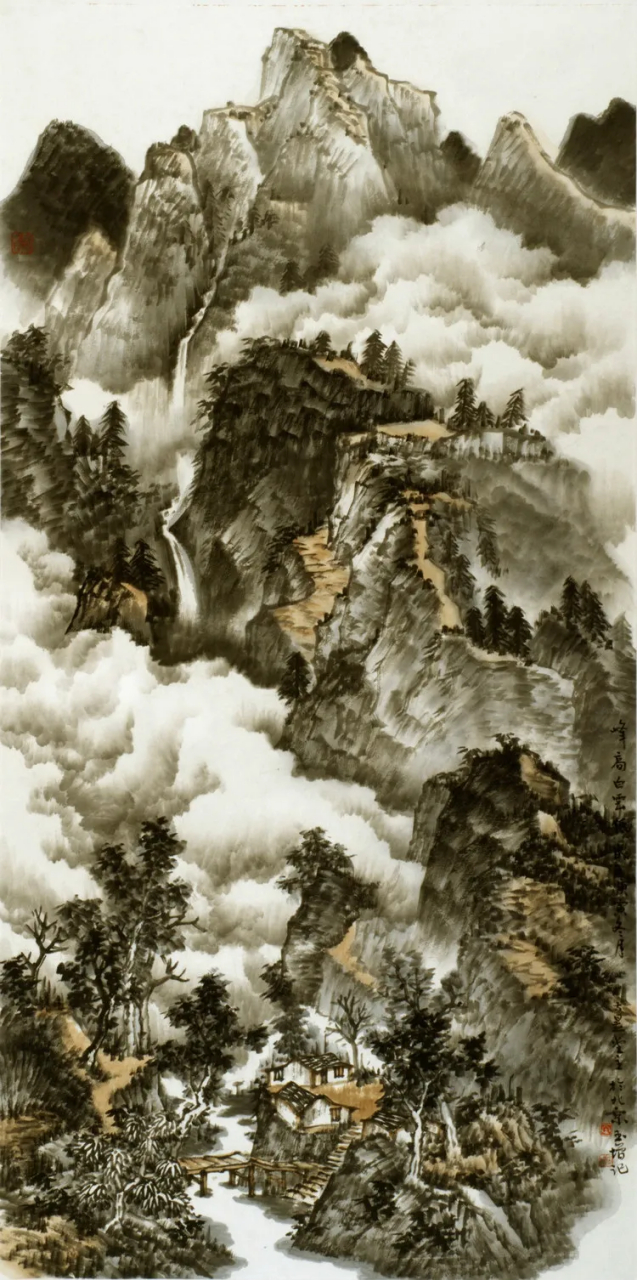 宋玉增的山水画,漾溢着一股清新的生活气息,画家笔下的意象,笔墨,以及