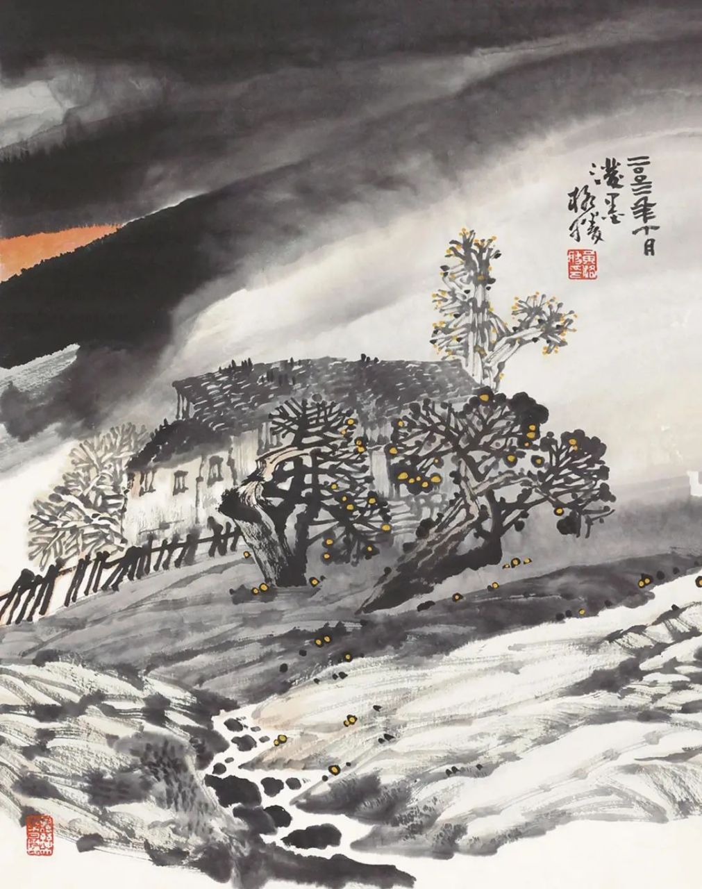 津门网# 黄格胜(1950年生)当代著名山水画大家,漓江画派领军人物.