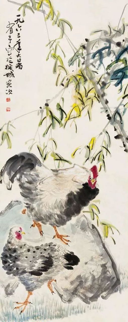 津门网# 宋省予大写意花鸟,水墨淋漓!