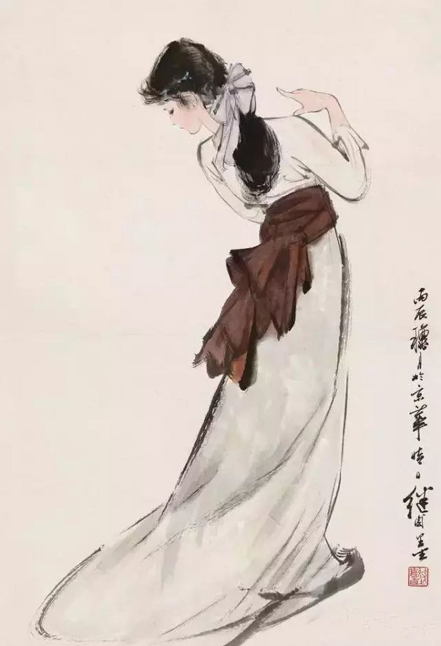 津门网# 大师笔下女人背影