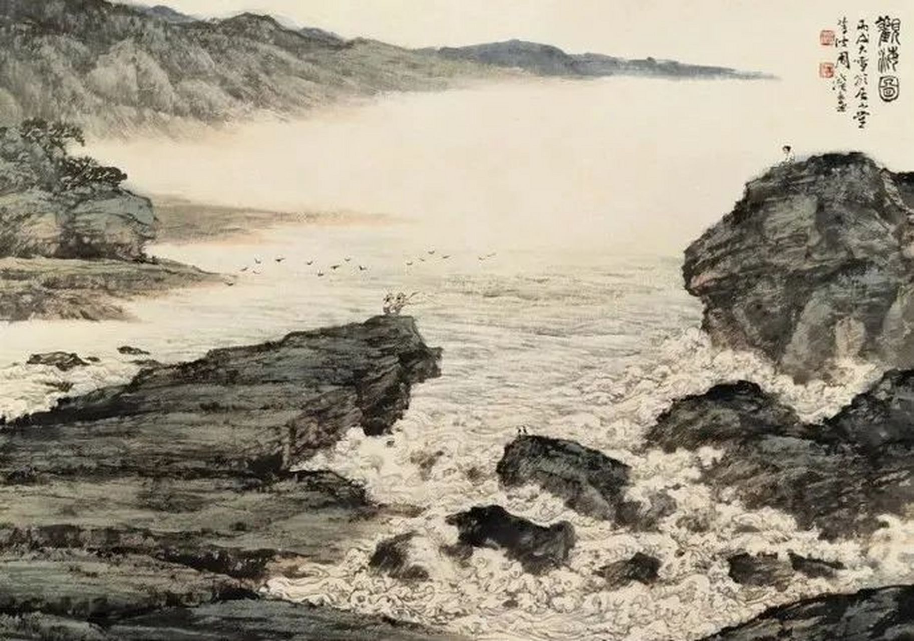 津门网# 周澄的山水画作品赏析