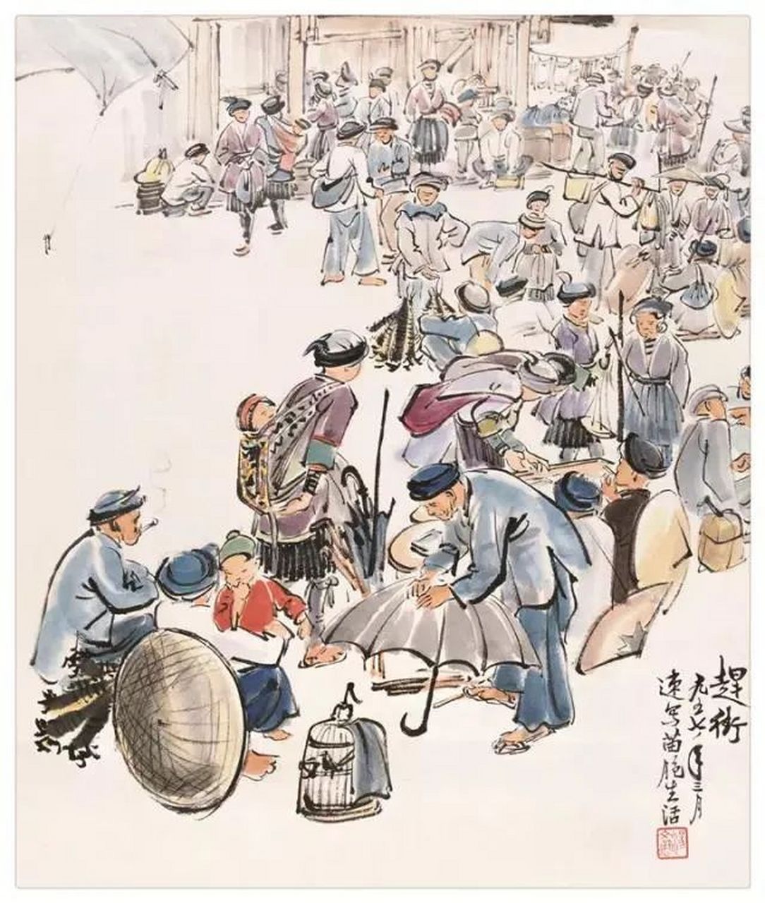 津门网# 汤文选的人物画