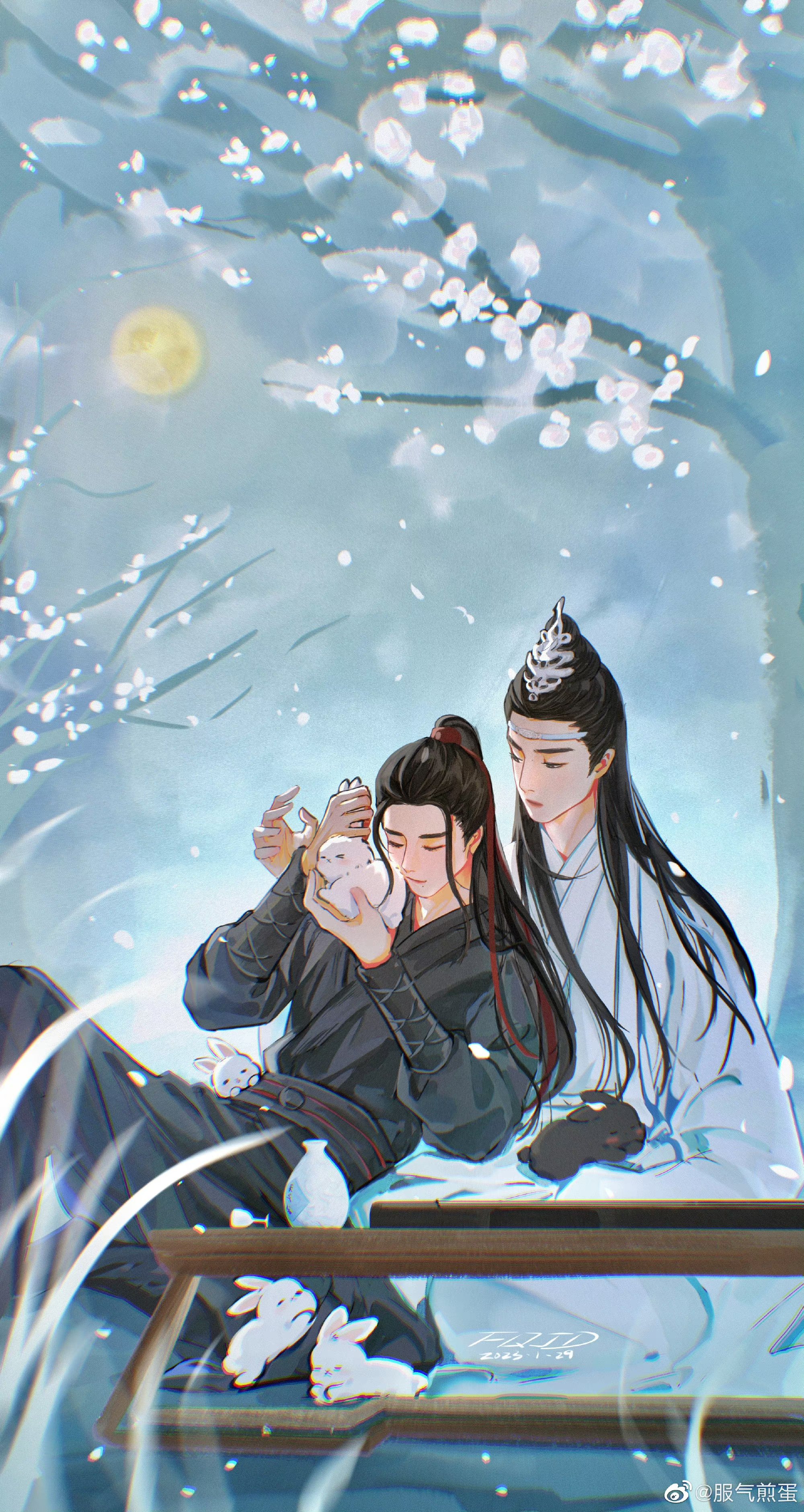 陈情令绘图,图源见水印,侵删歉