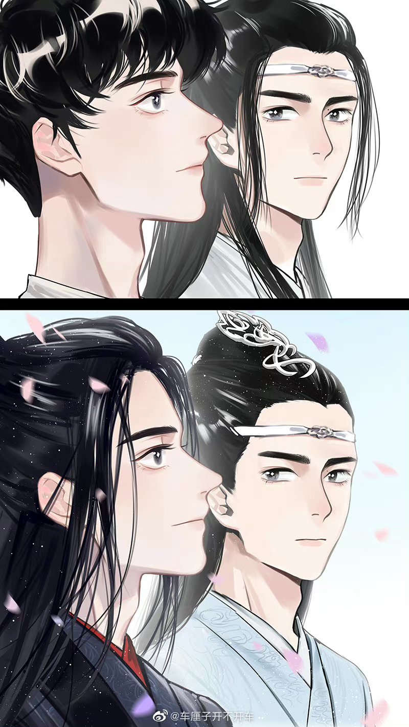 陈情令 bjyx绘图 图源见水印 侵删歉