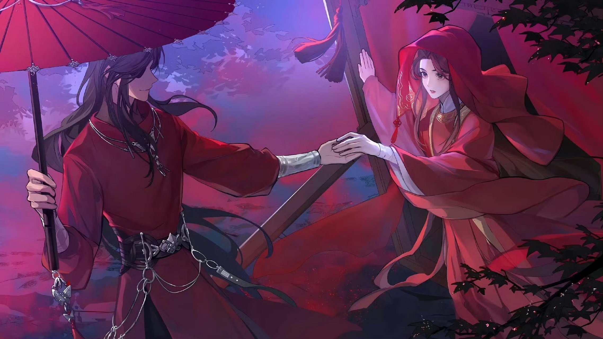 不得不拿出我收藏多久的花怜图了#天官赐福# #花怜# #花城# #谢怜