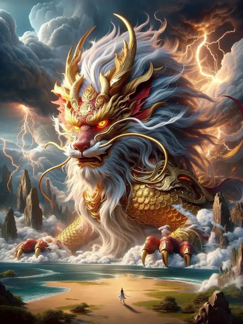 豺头马足金霞丽,牛尾麕身紫气扬. 入妙仙游祈万世,通神羽化拜三皇