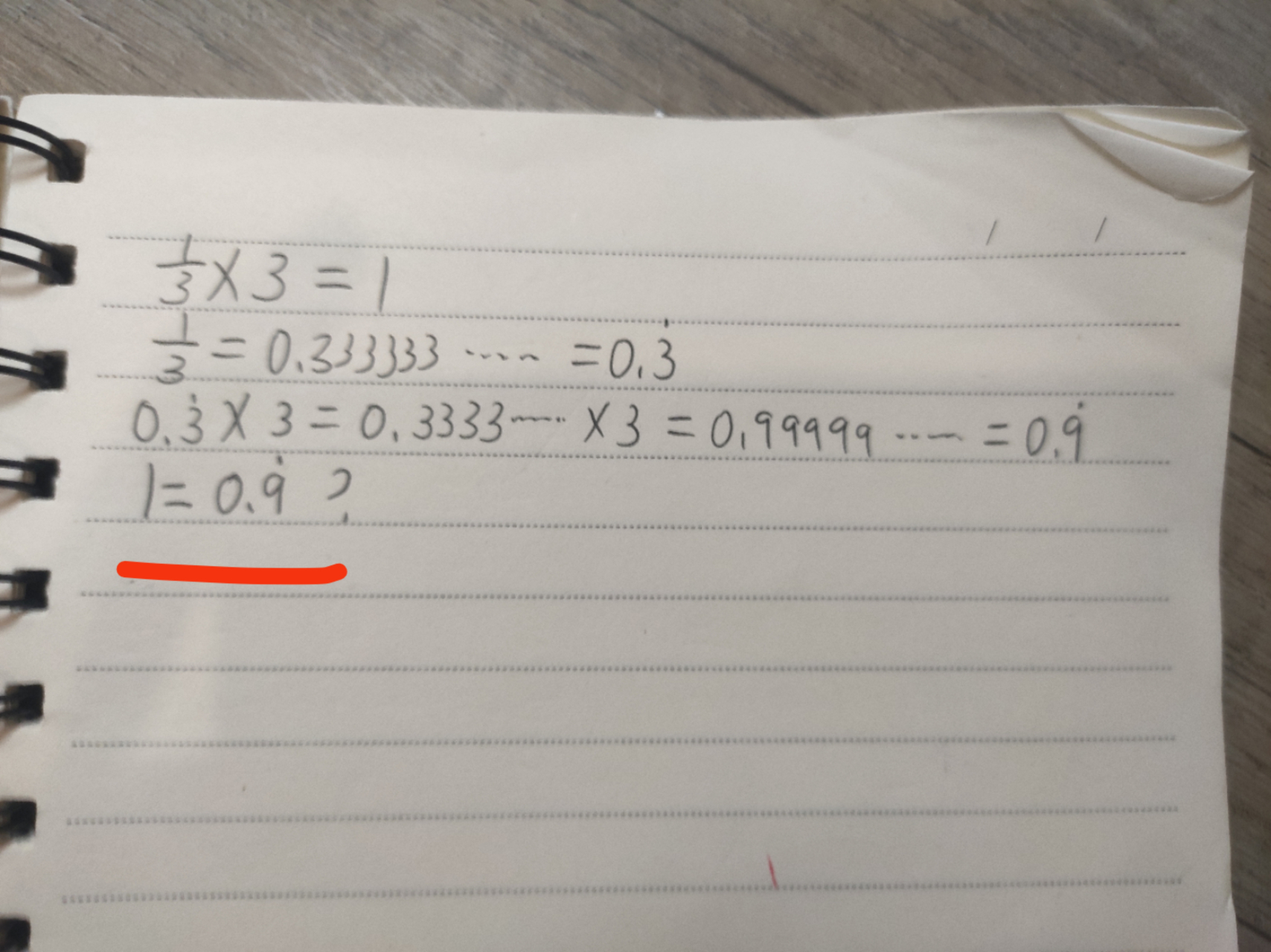 所以1=0.9循环?