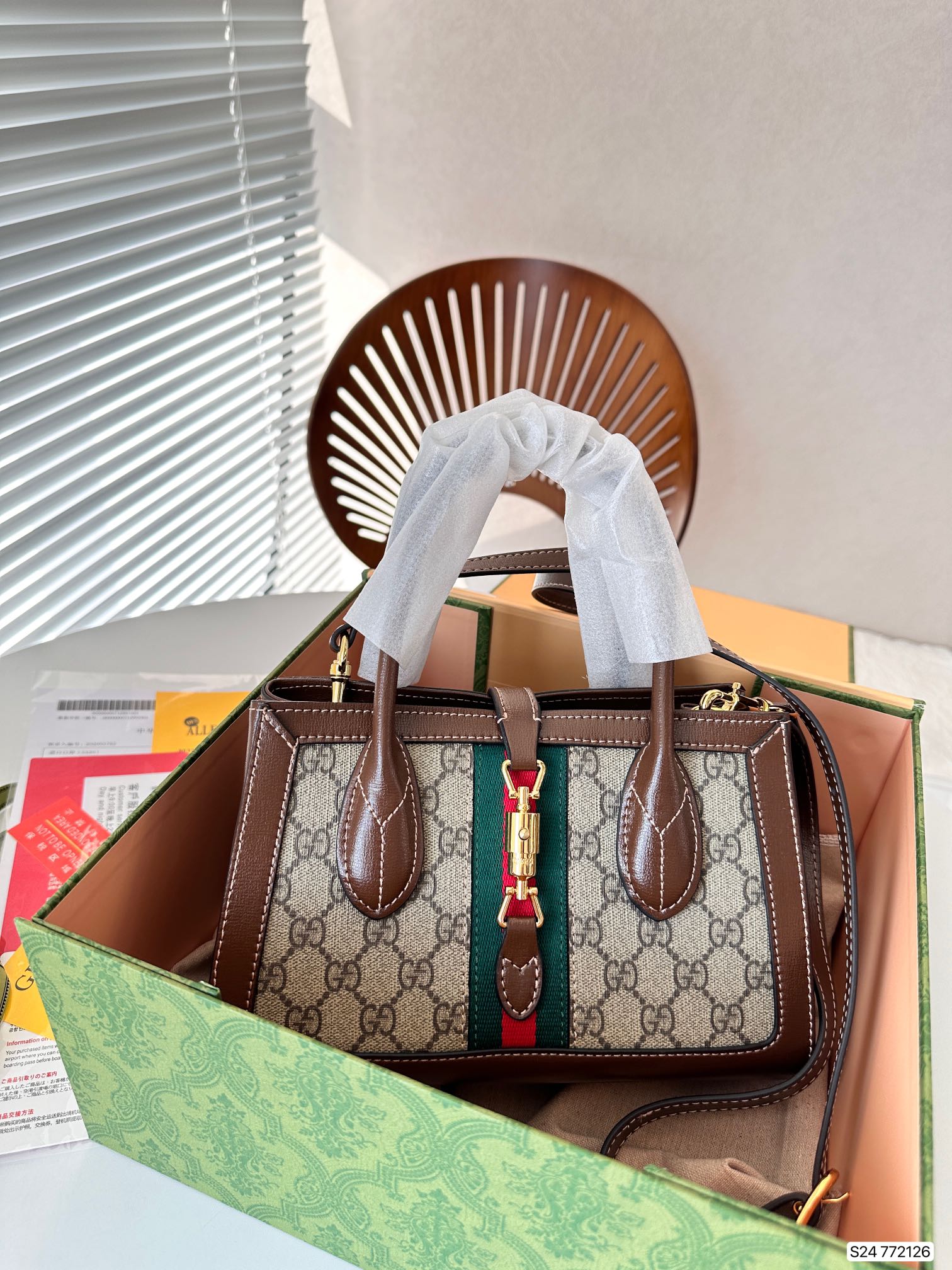 gucci jackie 1961系列托特包 酷奇1961手提包 jackie1961系列推出