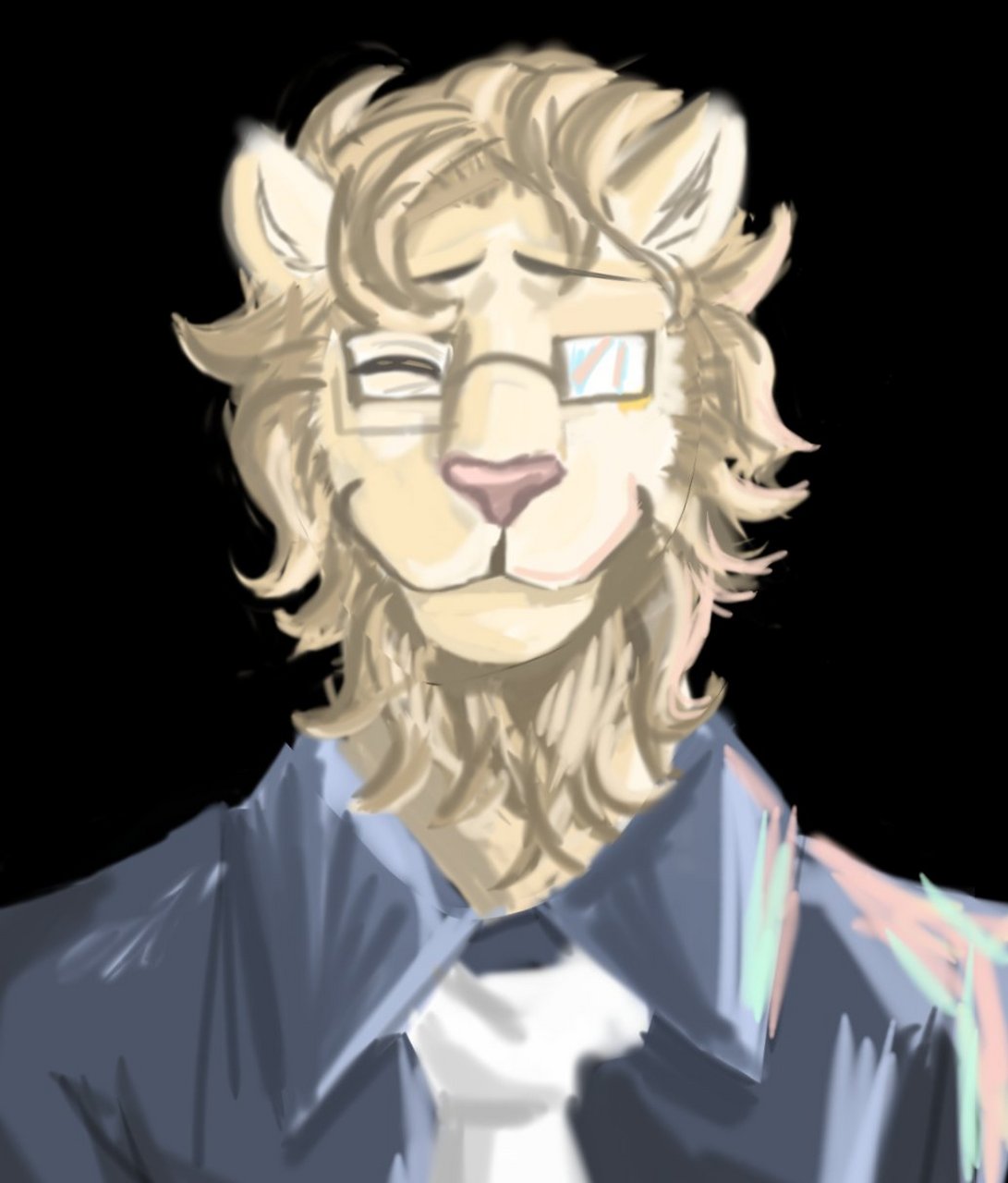 草稿(动物狂想曲伊吹)准备在下次动漫更新前画完,当做伊吹的头七纪念?