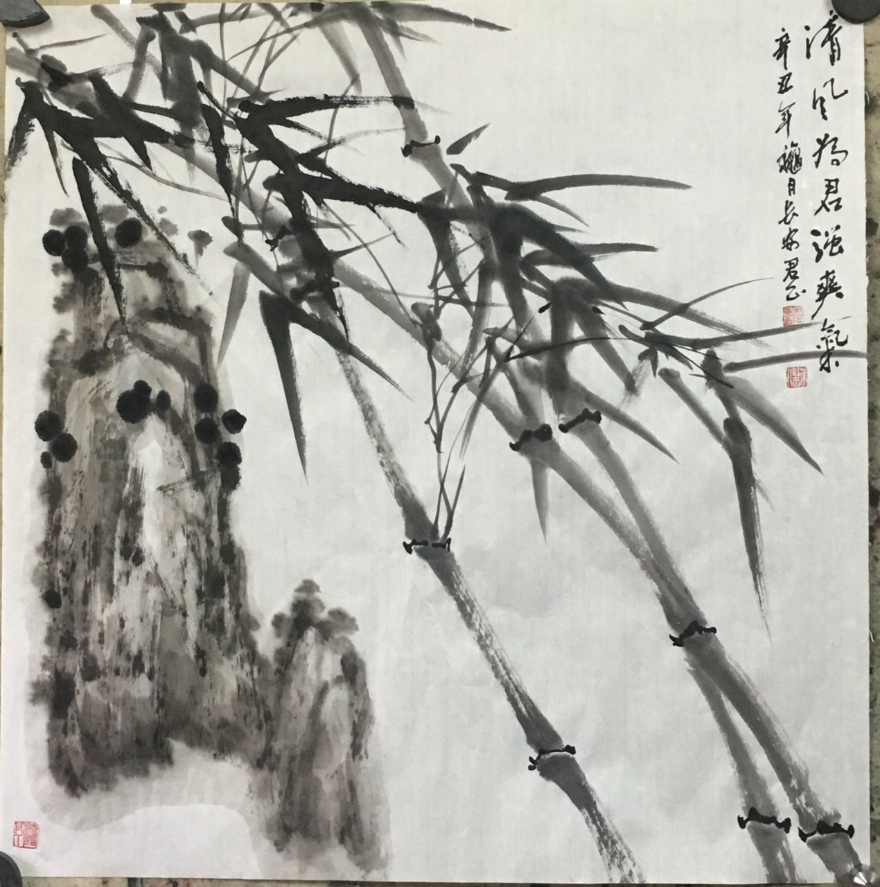 来西安,拜访国画家杨君正先生!