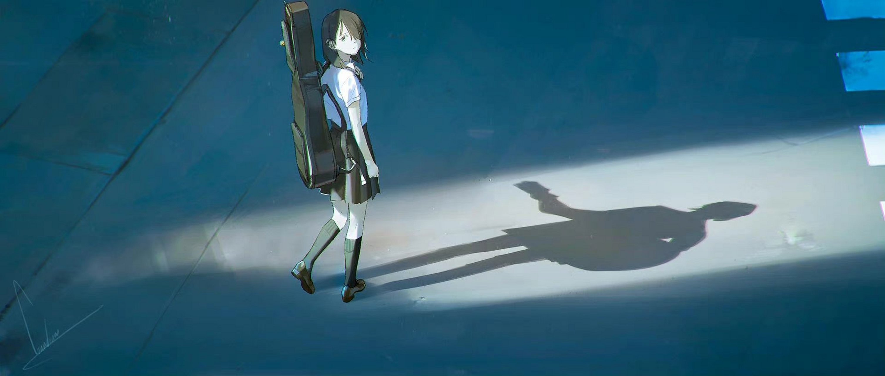 画面的故事感好强,一幅图脑部一个片段.  画师:loundraw