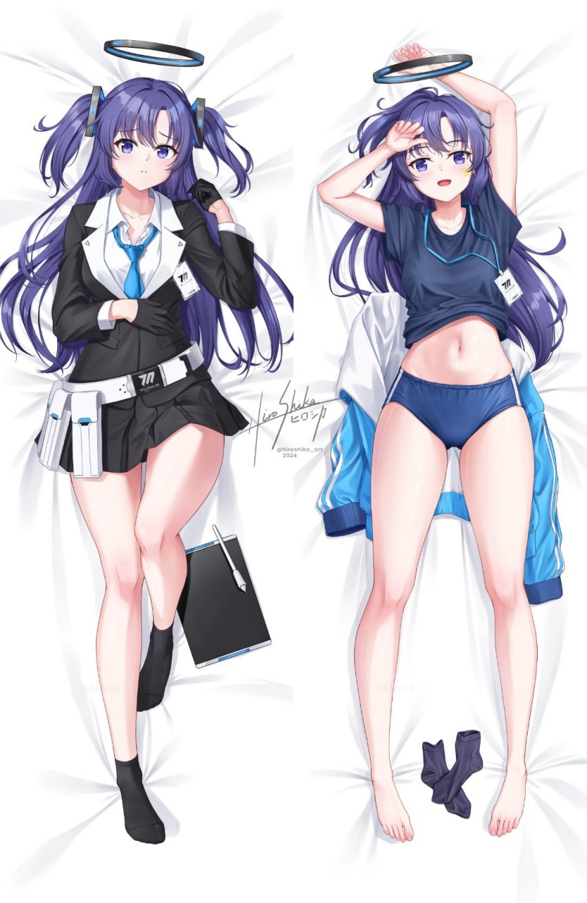 等身抱枕的美图!#碧蓝档案