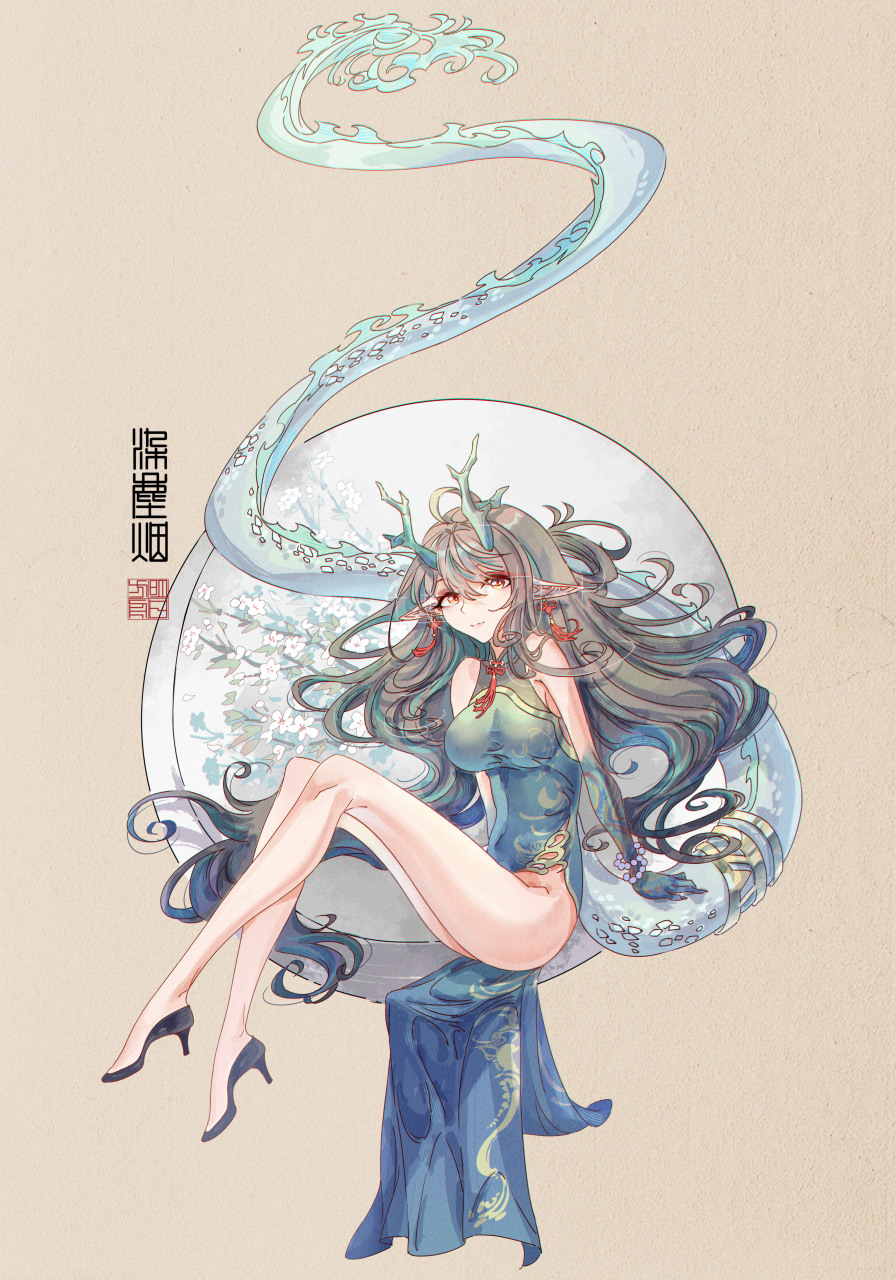 龙娘绘师图片