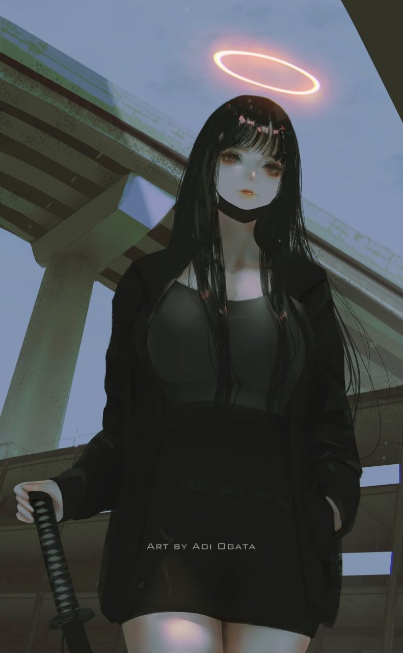 再黑暗她也是天使   画师: aoi ogata