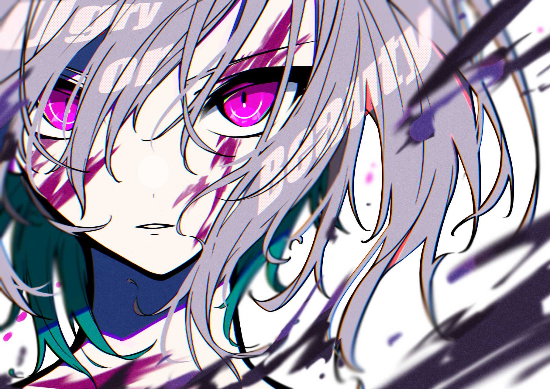 紫瞳少女 #可爱二次元女孩# 画师: ぐんじょう