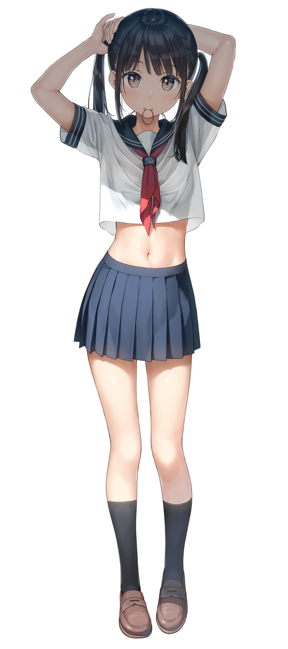 "好想摸一摸的肚子 !"