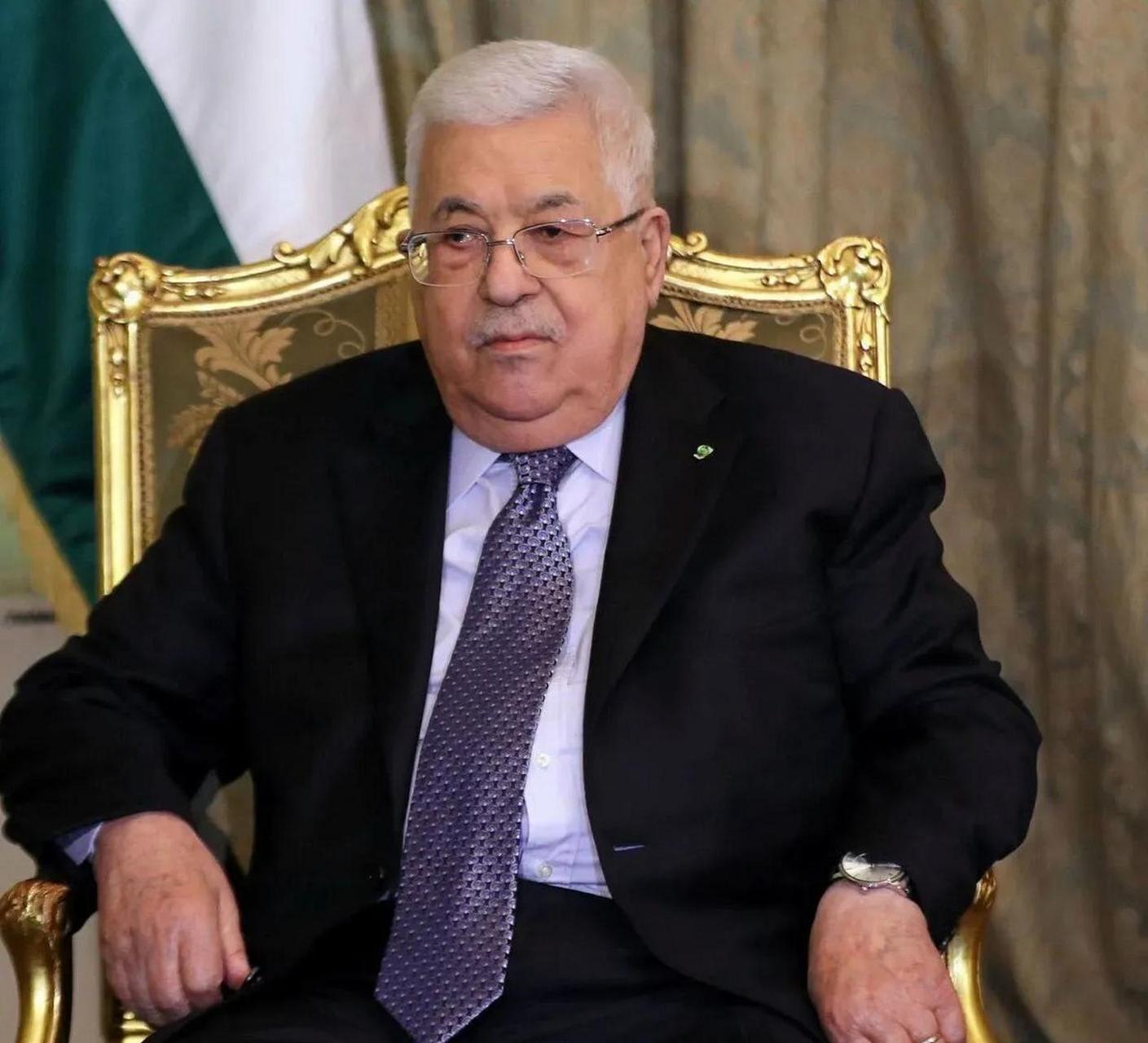 巴勒斯坦总统阿巴斯在接受采访时,将加沙战乱局势归咎于美国.
