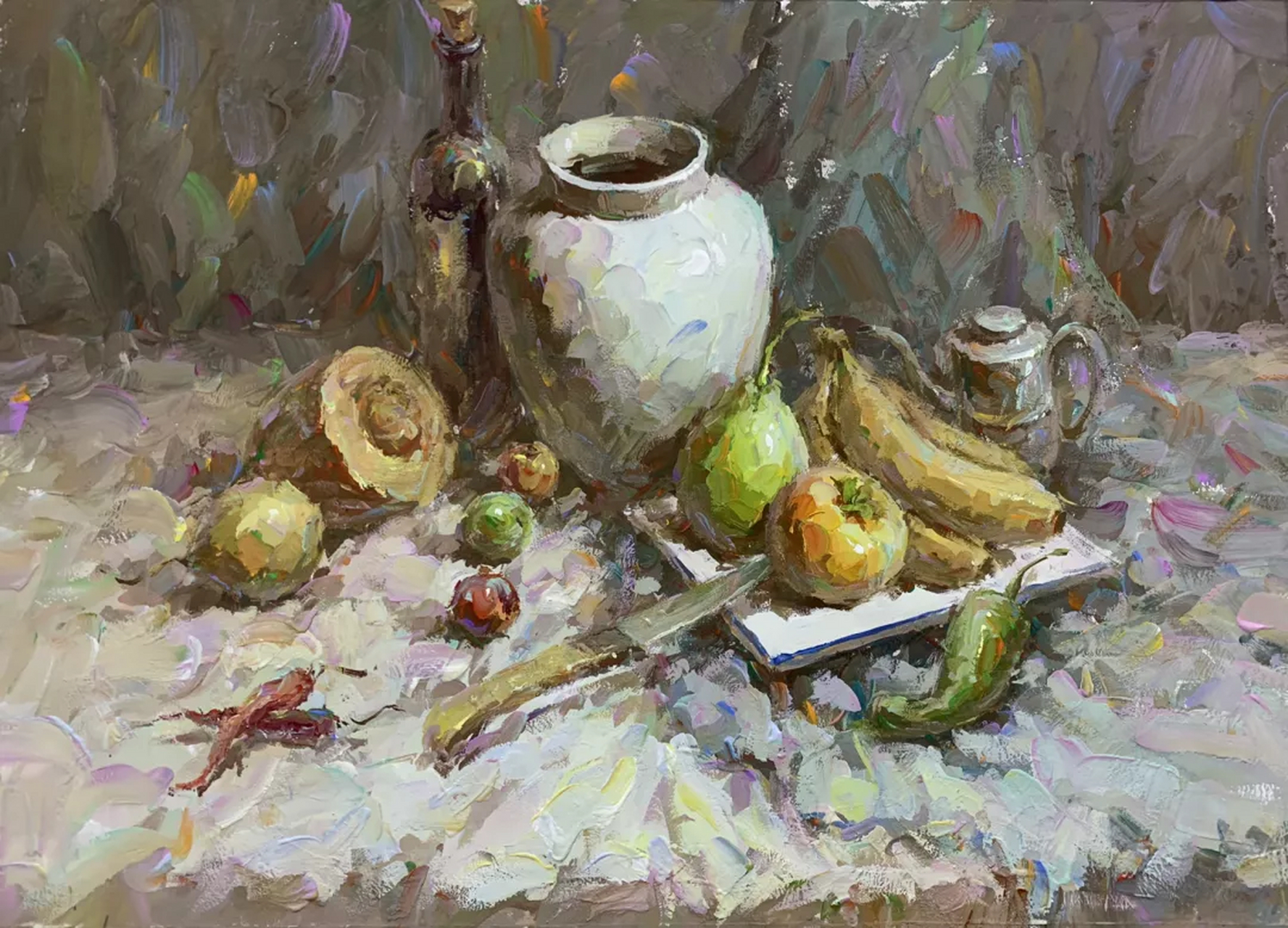 江苏省美术二模 十三市联考色彩高分卷 欣赏