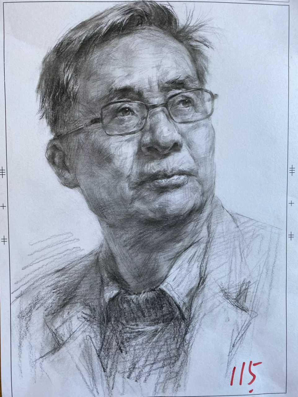 江苏省美术二模 十三市联考素描高分卷 欣赏