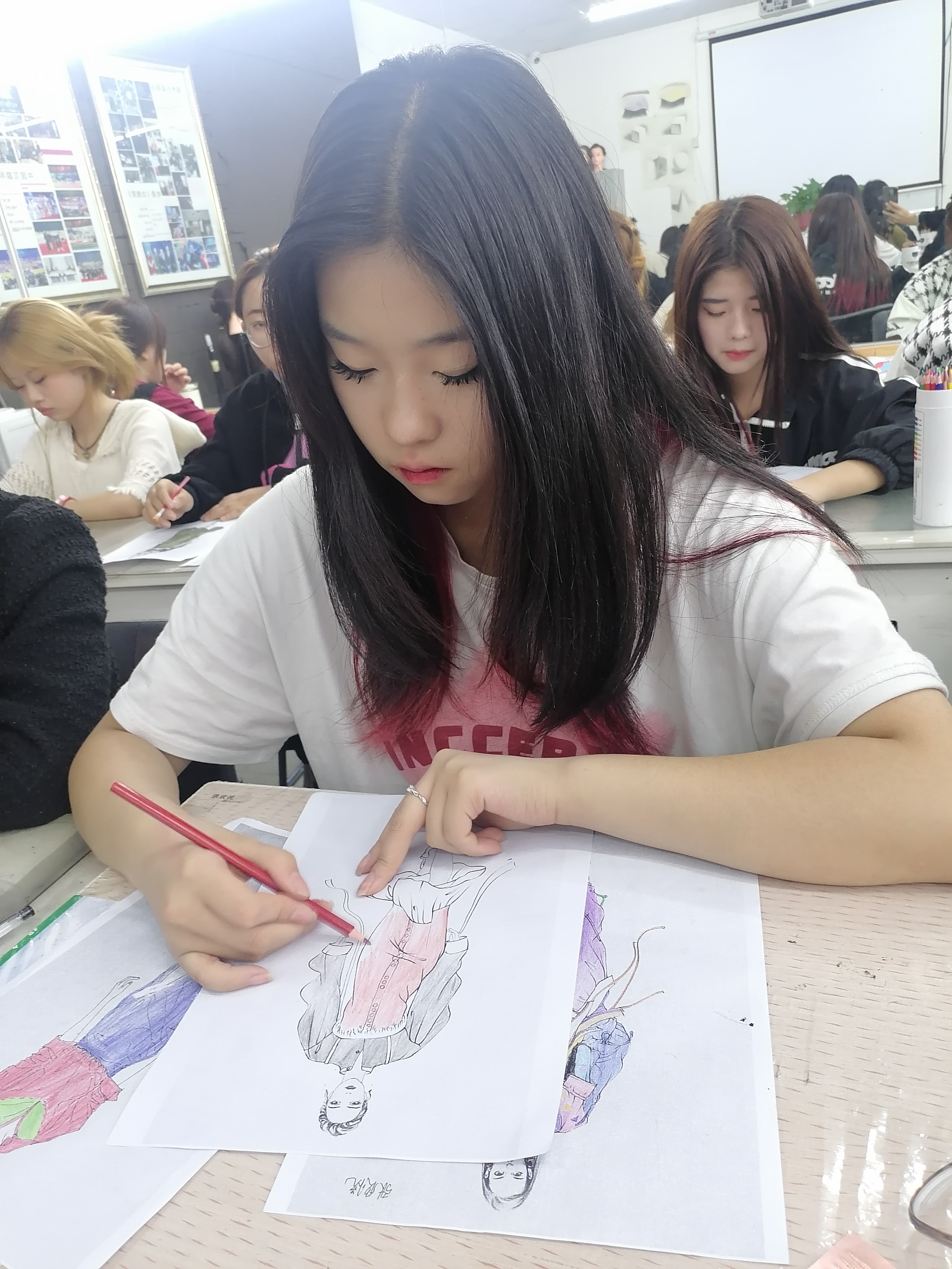 西安化妆学校#  #西安栗红强美容美发化妆学校