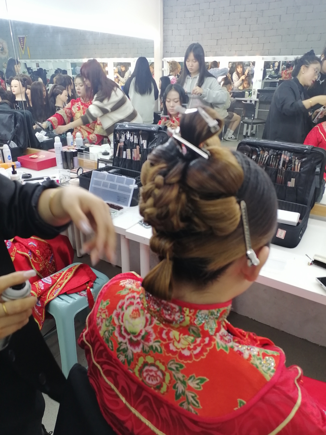 西安化妆学校#  #西安栗红强美容美发化妆学校