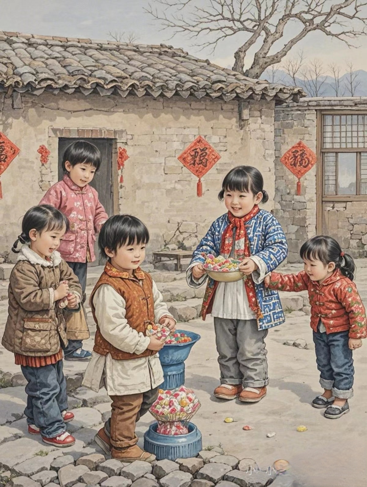 一想到春节,心中便涌起无尽的喜悦.那时候,街道张灯结彩,热闹非凡.